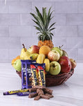 Fresh Fruit and Cadbury Chocolate Basket